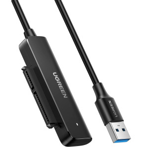 Adaptateur Ugreen Câble SATA USB 3.0 pour SSD et Disques Durs 2,5 Pouces (70609)