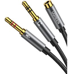 Adaptateur Ugreen Audio 3.5 Male vers 3.5 Female Aliminum (20899)