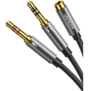 Adaptateur Ugreen Audio 3.5 Male vers 3.5 Female Aliminum (20899)