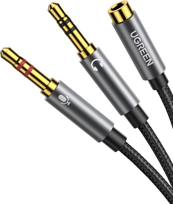 Adaptateur Ugreen Audio 3.5 Male vers 3.5 Female Aliminum (20899)