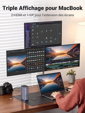 Hub USB-C Ugreen Revodok 12 en 1 Supporte PD (Power Delivery) 100W Recharge (90325) — image 3