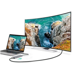 Hub USB-C Ugreen 5 en 1 Supporte PD (Power Delivery) 100W Recharge (50209)