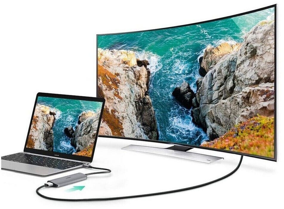 Hub USB-C Ugreen 5 en 1 Supporte PD (Power Delivery) 100W Recharge (50209) — image 3