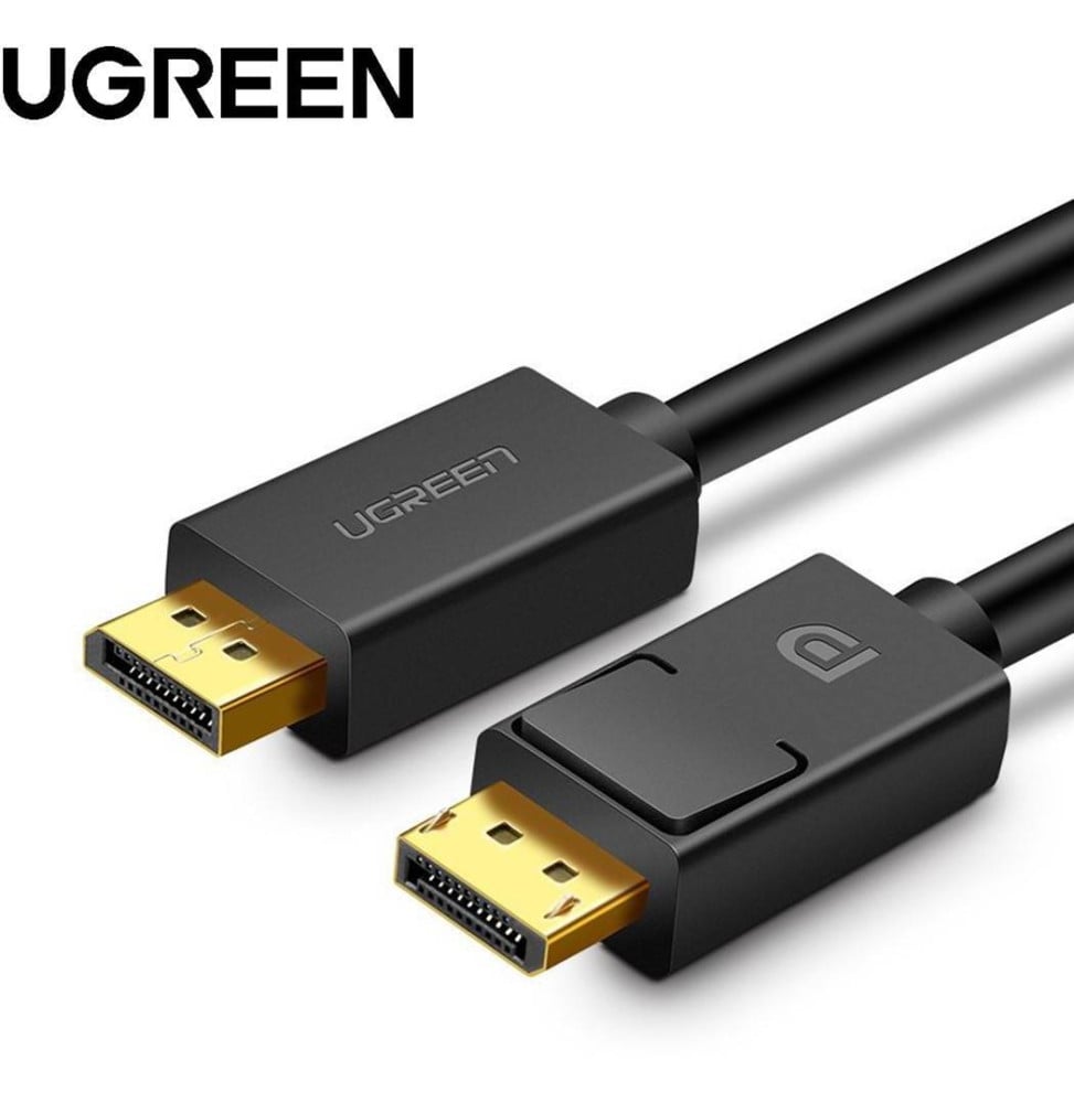Câble Ugreen DisplayPort 1.2 Mâle vers Mâle 1.5M (10245)