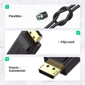 Câble Ugreen Displayport Male vers HDMI Female 4K 30HZ (40363) — image 3