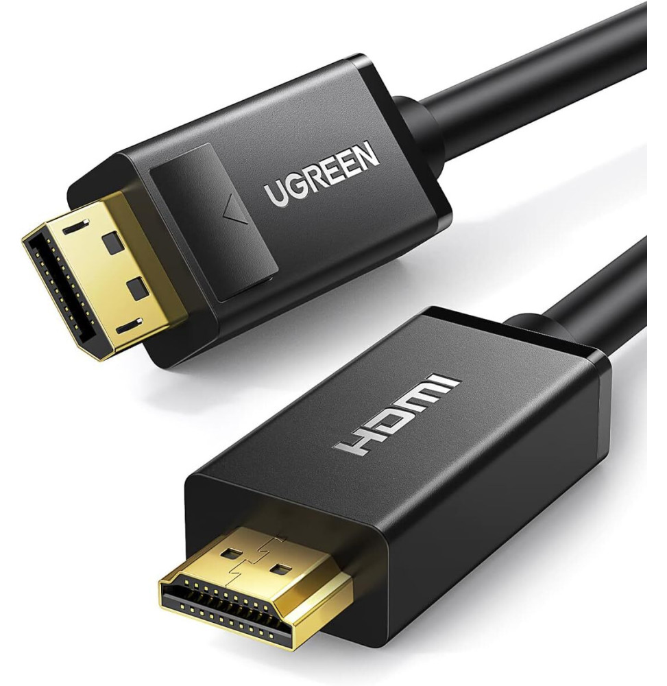Câble Ugreen Displayport Male vers HDMI Male - 1,5M (10239) prix Maroc