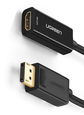 Câble Ugreen DisplayPort Male vers HDMI Female 1080P 60HZ - 25CM (40362) — image 2