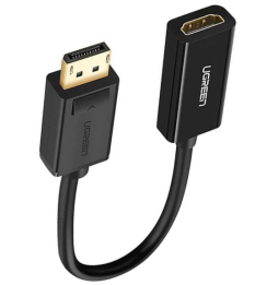 Câble DisplayPort Vers HDMI UGREEN 4K 3 M - Adaptateur DP Mâle Vers HDMI Mâle 1080P/4K - Compatible Cartes Graphiques RTX, GTX, Projecteurs Et écrans HDTV