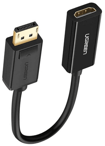 كابل Ugreen DisplayPort ذكر إلى HDMI أنثى 1080p 60Hz - 25 سم (40362) — صورة 3