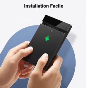Boitier externe Ugreen USB-C vers USB-A SATA 2,5" (50743) — image 3