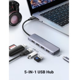 HUB USB 3.0 Ugreen 4 en 1 (50985)