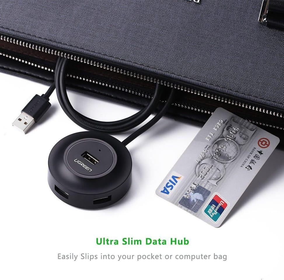موزع USB 2.0 Ugreen 4 منافذ - 1M (20277) — صورة 5