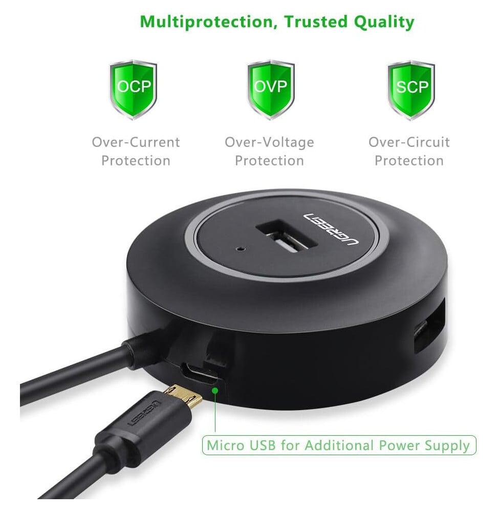 Hub USB Ugreen - Vue 4