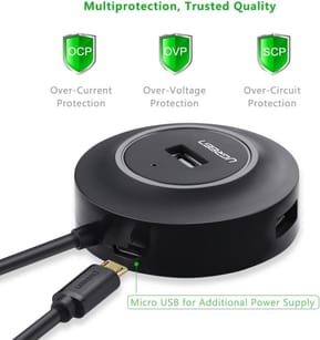 Hub USB 2.0 Ugreen 4 Ports - 1M (20277) — image 4