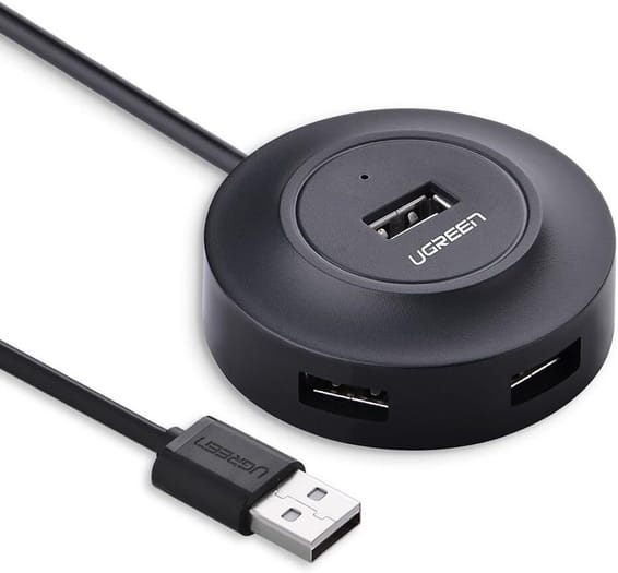Hub USB 2.0 Ugreen 4 Ports - 1M (20277)