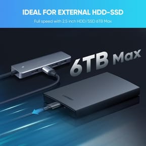 HUB USB-C Ugreen 4 en 1 (70336) — image 3