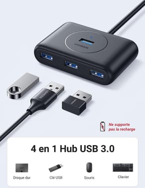 HUB USB 3.0 Ugreen 4 en 1 - 1M (20291) — image 3