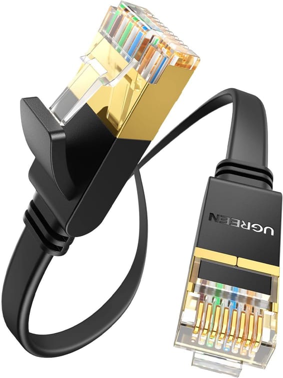 Câble Ugreen Ethernet RJ45 Flat CAT7 U FTP - 1 mètre (11260)
