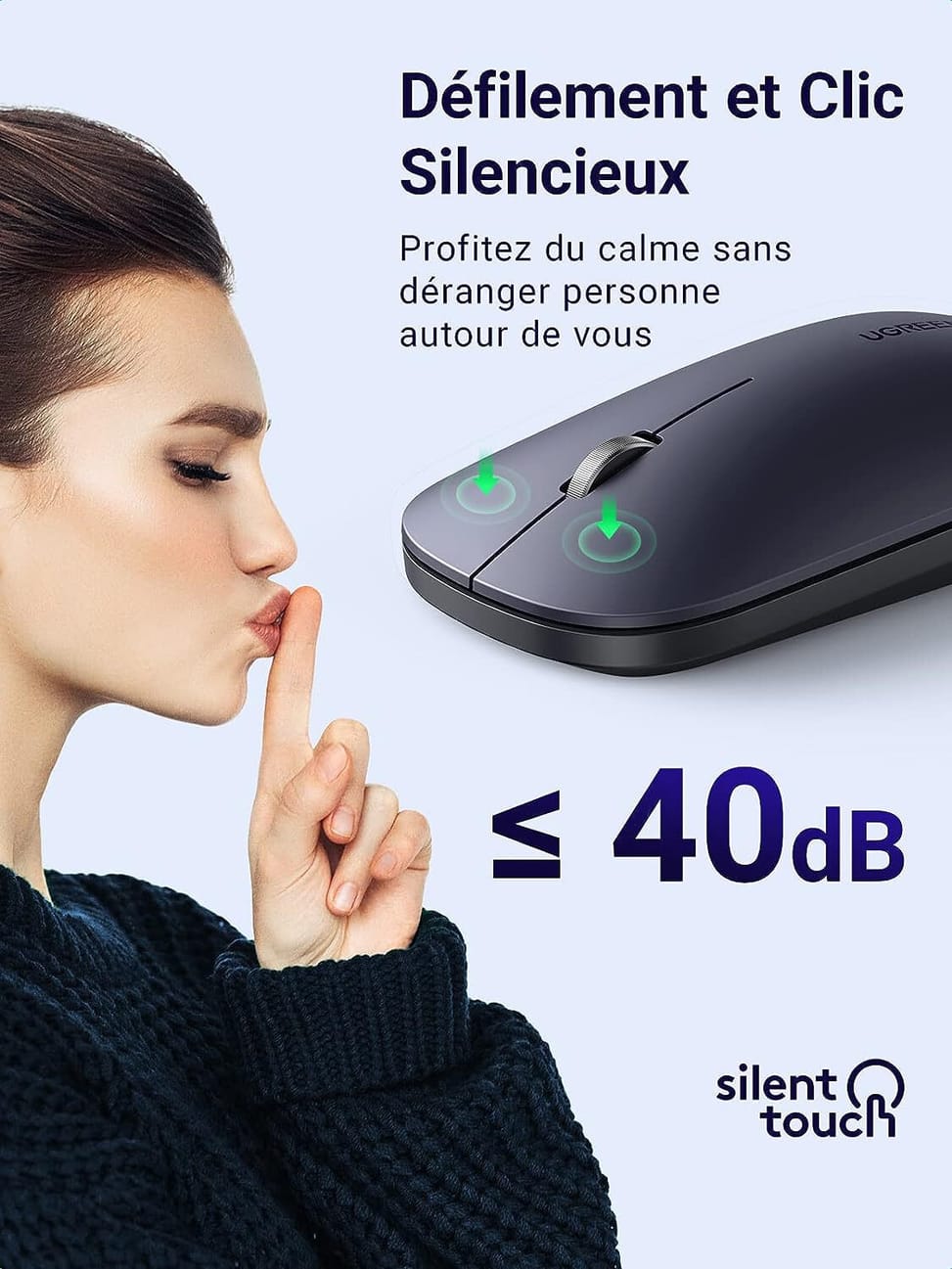 Souris sans fil Ugreen 2.4Ghz — image 8