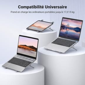 Support Ordinateur Portable Ugreen Aluminium Ventilé 8 à 17,3 Pouces (40289) — image 3