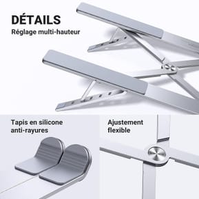 Support Ordinateur Portable Ugreen Aluminium Ventilé 8 à 17,3 Pouces (40289) — image 5
