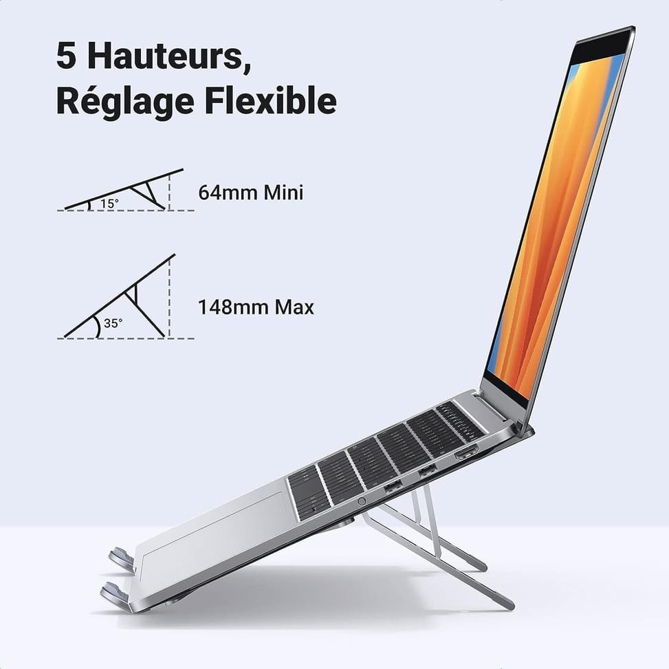 Ugreen Ventilated Aluminium Laptop Stand 8 to 17.3 inches (40289) — image 7