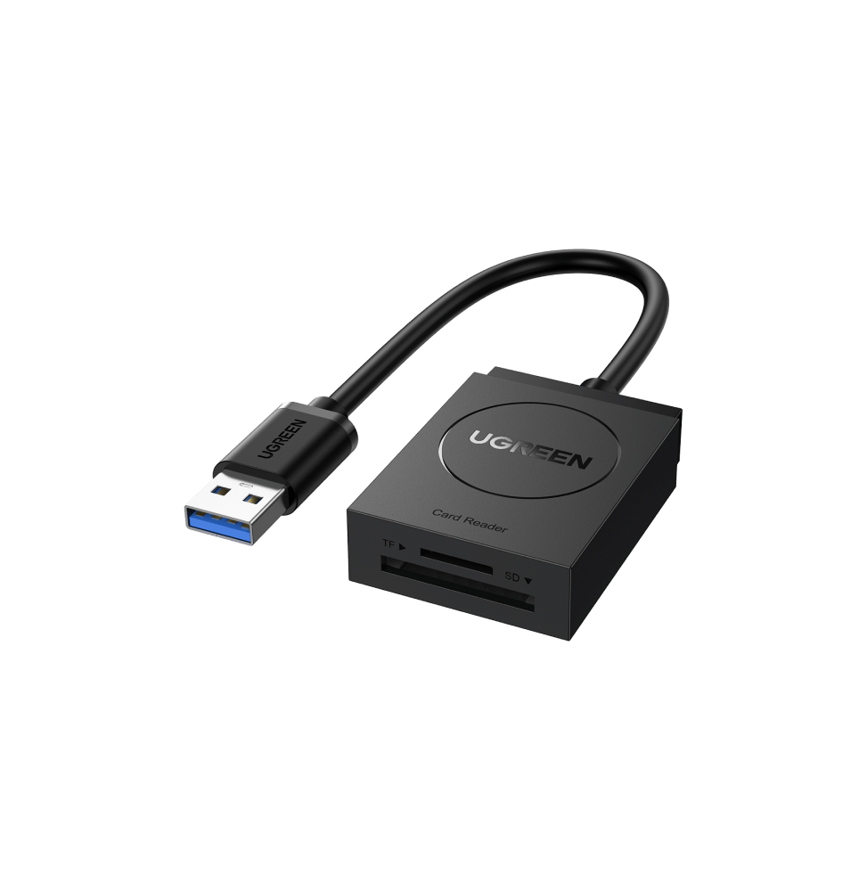 Lecteur carte mémoire SD/TF Ugreen USB 3.0 2 en 1 (20250) prix Maroc