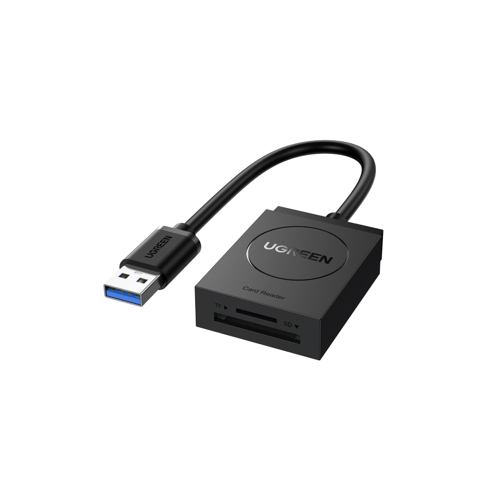 Lecteur carte mémoire SD/TF Ugreen  USB 3.0 2 en 1 (20250)