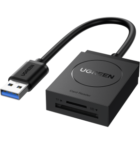 Lecteur carte mémoire SD/TF Ugreen  USB 3.0 2 en 1 (20250)