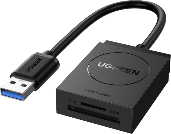 Lecteur carte mémoire SD/TF Ugreen  USB 3.0 2 en 1 (20250)