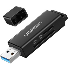 Lecteur carte mémoire SD/TF Ugreen USB 3.0 Noir (40752)