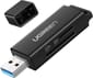 Lecteur carte mémoire SD/TF Ugreen USB 3.0 Noir (40752)