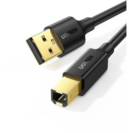 Câble Ugreen imprimante USB 2.0 A Mâle vers USB B Mâle - 2 mètres (20847)