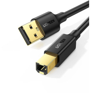 Câble Ugreen imprimante USB 2.0 vers USB B Mâle - 3 mètres (10351)