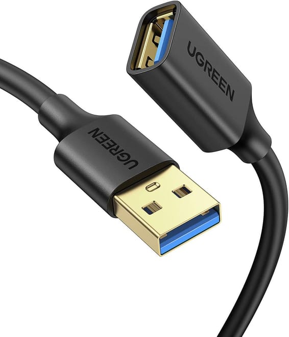كابل Ugreen USB 3.0 إلى USB 3.0 أنثى - 1 متر (10368)