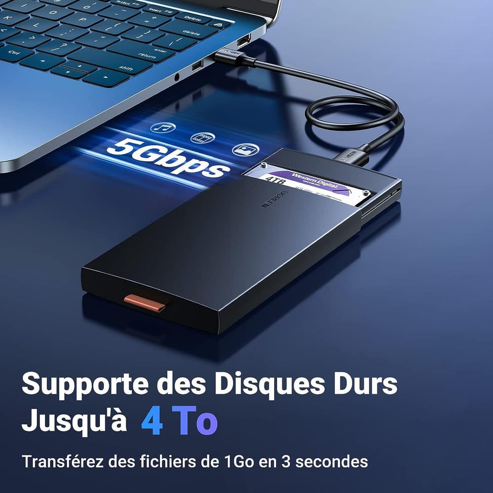 Câble Ugreen USB 3.0 vers Micro USB 3.0 - 1 mètre (10841) — image 2