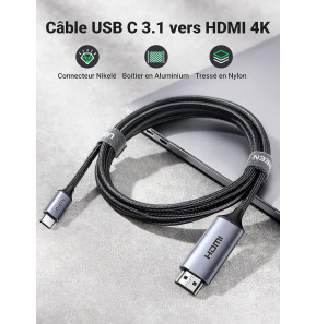 Câble Ugreen USB-C to HDMI (50570)