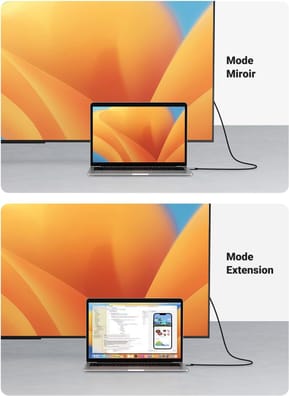 Câble Ugreen USB-C to HDMI - 1.5 mètre (50570) — image 3