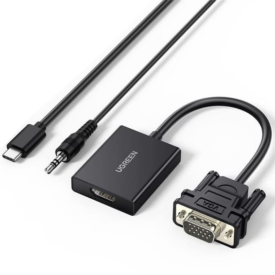Ugreen VGA Male to HDMI Female Adapter (50945)