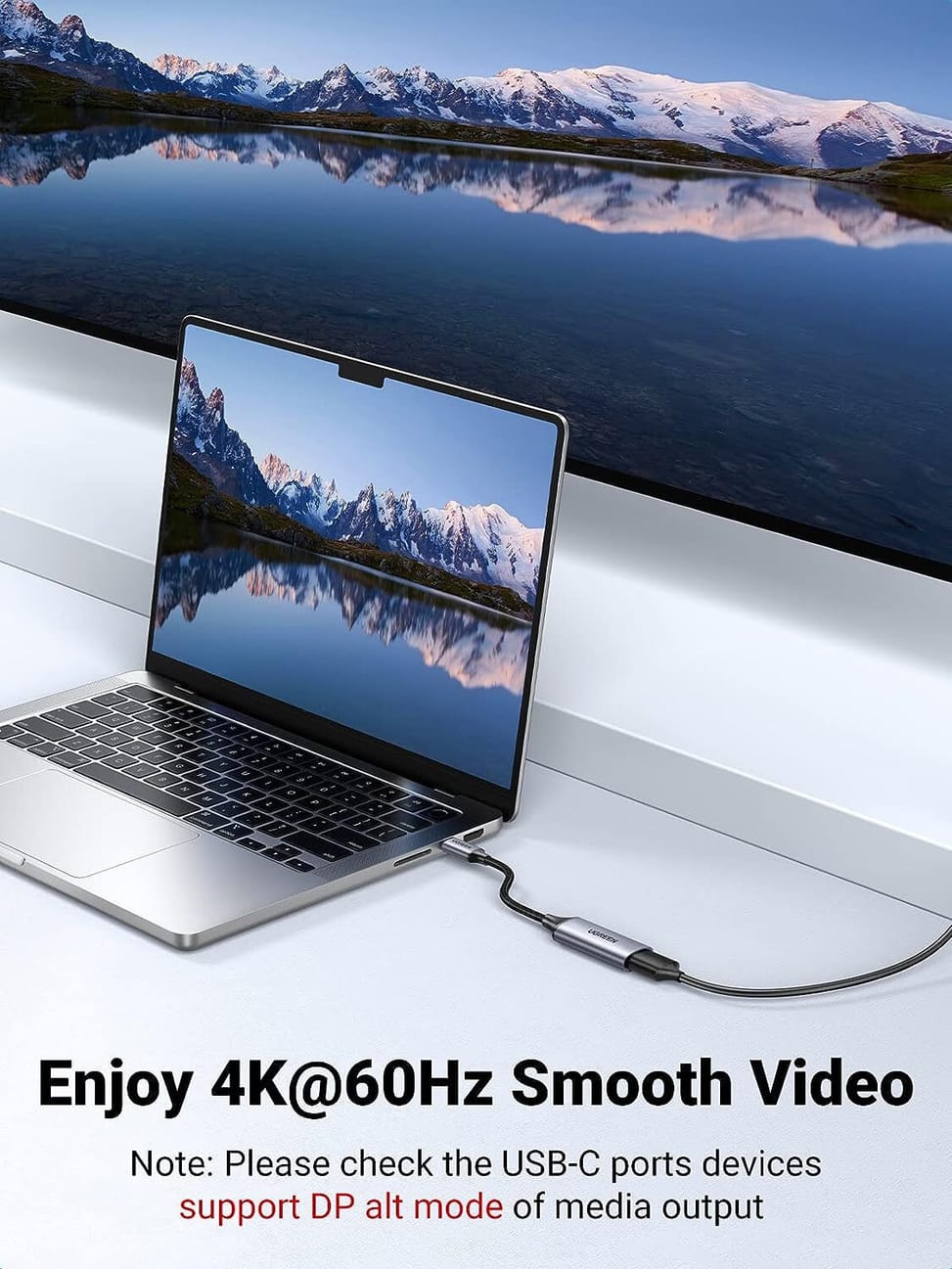 كابل Ugreen USB-C إلى HDMI أنثى (70444) — صورة 2