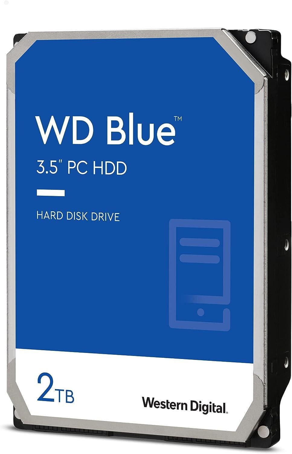 Disque dur interne 3.5" Western Digital Blue 2To 5400 rpm SATA III, 256 Mo (WD20EZAZ) — image 1