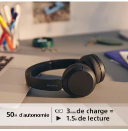 Casque Bluetooth Sony ‎Circum-Auriculaire WH-CH520