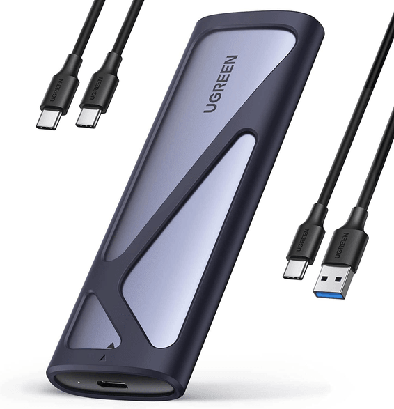 Ugreen NVMe M2 SATA SSD External Hard Drive Enclosure (90264)