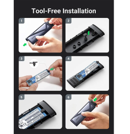 Boitier disque dur externe Ugreen Nvme M2 SATA SSD (90264)