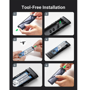 Boitier disque dur externe Ugreen Nvme M2 SATA SSD (90264)
