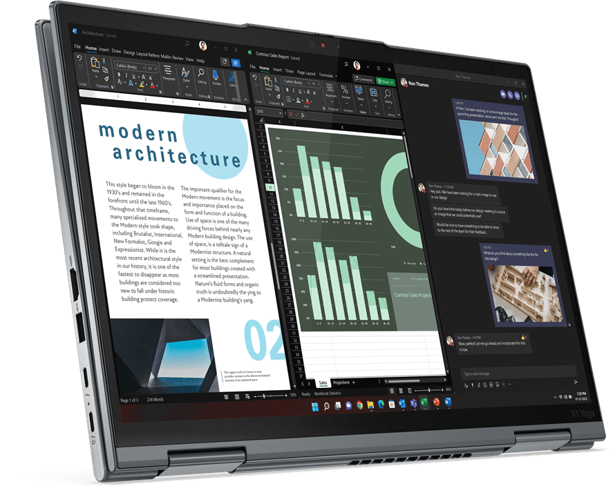 Ordinateur Portable Lenovo ThinkPad X1 Yoga Gen 8 (21HQ006DFE) — image 3
