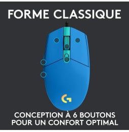 Souris gaming filaire Logitech G102