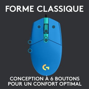 Souris gaming filaire Logitech G102 — image 3