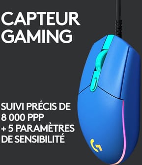 Souris gaming filaire Logitech G102 — image 2