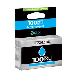 Cartouche d'encre Lexmark Cyan 100 XL
